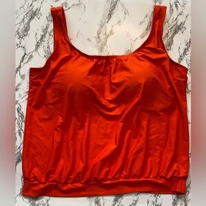 Blair swim top red size 16 NWT